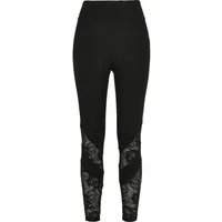 URBAN CLASSICS Leggings Urban Classics Damen Ladies Highwaist Lace Inset Leggings (1-tlg)