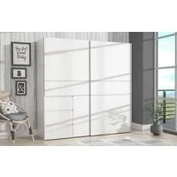 FORTE Schwebetürenschrank Winn, Schiebetürenschrank mit 3 Schubladen, Made in Europe (In 2 Größen erhältlich - B/H/T ca. 170x200,5x61cm und 200x200,5x61cm) verschiedene Größen und Farben, sehr viel Stauraum