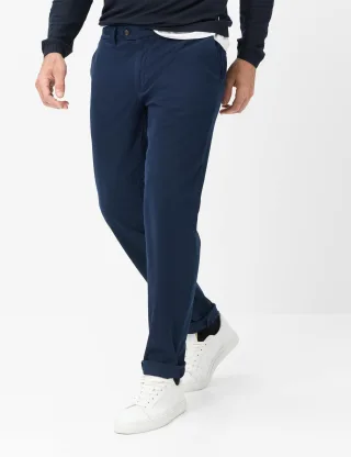 Eurex Herren Flatfronthose Style JOHN NAVY, dunkelblau, Gr. 275U