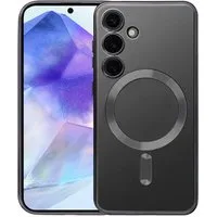 FITSU Handyhülle Case für Samsung Galaxy A55 Hülle MagSafe kompatibel mit Kameraschutz 6,6 Zoll, Durchsichtige Hülle für Samsung Galaxy A55 Schutzhülle Transparent