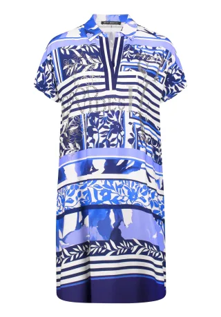 Betty Barclay - Sommerkleid blau/weiß - Gr. - 38