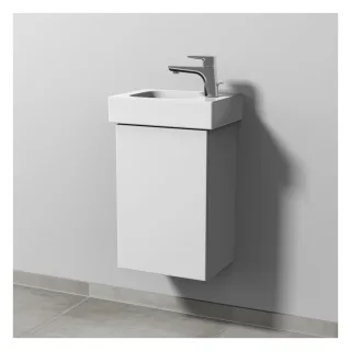 Sanipa 3way Waschtischunterbau zu Geberit iCon Waschtisch mit 1 Tür, Weiß-Soft SM65743