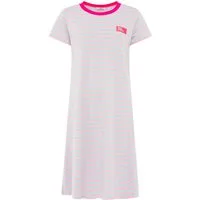 Zwillingsherz Sweatkleid Neon Streifen