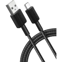Anker Anker 322 USB-A to USB-C Cable (6ft Braided) Schwarz USB-Kabel