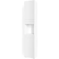 Vicco Hochschrank Fredd, Weiß Hochglanz, 36 x 190.5 cm (1-St)
