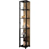 fif möbel Vitrine OPTIMA Standvitrine, Vitrinenschrank, Glasvitrine, Sammlervitrine