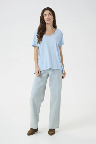 T-shirt A-shape Clear Sky light blue