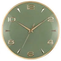 Karlsson Uhr Wanduhr Sienna Glow Jungle Green
