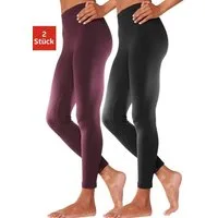 Vivance Active by Lascana Leggings (2er-Pack) mit Gummibund, Loungewear