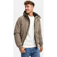 Indicode Winterjacke Herren INAlbanos Jacke Winter Herrenjacke mit Kapuze und praktischen Taschen