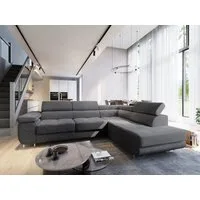 Masseno Ecksofa APIRO mit Schlaffunktion L-Form, Sofa mit Bettkasten