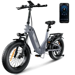[EU DIRECT] iScooter EB8 Torque Sensor Electric Bike 48V 15AH 250W Peak 1000W Motor 25KM/H Max Speed 90-144KM Range 20 I