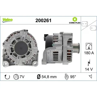 Valeo Lichtmaschine 180A BMW 5er 7er X5 X6 200261