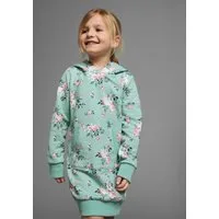 KIDSWORLD Sweatkleid Einhorn bis Mitte des Oberschenkels, mädchenhafter Style