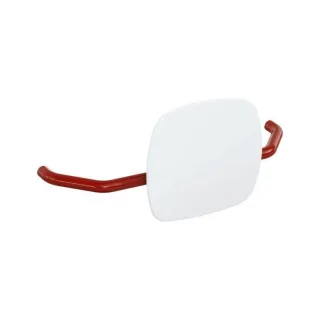Hewi 801 Rückenstütze 801.51.907133 Wandabstand 230mm, Lehne signalweiß, rubinrot