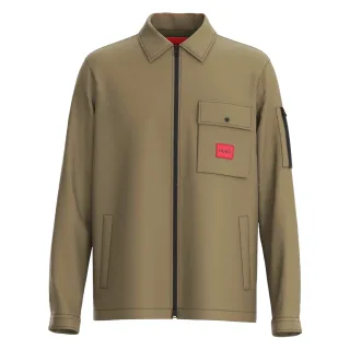 Hugo - Hemdjacke für Herren, Baumwolle (Grün)