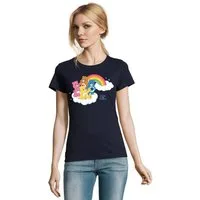 Blondie & Brownie T-Shirt Damen Glücksbärchis Care Bears Hab-Dich-lieb Bärchis Wolkenland Damen Care Bears T-Shirt Hab-dich-lieb Bärchis Wolkenland Retro