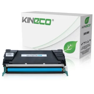 Toner kompatibel zu Lexmark C732 C734 C734A2CG XL Cyan