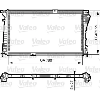 Valeo Motork?hler Nissan Primastar Opel Vivaro Renault Trafic 734931