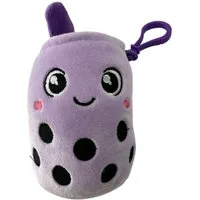 soma Kuscheltier bubble tea kuscheltiere bubble tea plüschtier lila 11 cm (1-St), Super weicher Plüsch Stofftier Kuscheltier für Kinder zum spielen