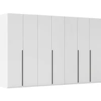 rauch Drehtürenschrank Kleiderschrank Schrank Garderobe Wäscheschrank BESTSELLER MONTCLAR (3 Ausstattungen BASIC/CLASSIC/PREMIUM (SOFT-CLOSE), Breiten 201-400 cm) Front in Glas/Hochglanz/Dekor/Grauspiegel in 5 Breiten MADE IN GERMANY