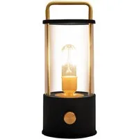 Coen Bakker Deco BV LED Außen-Tischleuchte Tischlampe Dimmbar Akku In-/Outdoor IP44, Stufenlos dimmbar, LED fest verbaut