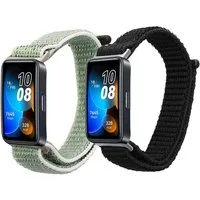 kwmobile 2x Uhrenarmband für Huawei Band 10 / 9 / 8 Armband Smartwatch, 2-tlg., Fitnesstracker Band Set aus Nylon - Ersatzarmband Smartwatch