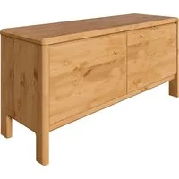 OTTO home Kommode Luven, FSC® zertifiziertes Massivholz, mit 2 Schubkasten