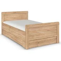 rauch Stauraumbett Bett Einzelbett Stollenbett Bettkästen EVELYN, in Komforthöhe mit Holzkopfteil sowie Schubladen MADE IN GERMANY