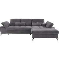 OTTO home Ecksofa Costello L-Form, B: 301 cm mit Sitztiefen-, Armteilverstellung &, 3 Nierenkissen, optional Bettfunktion & Bettkasten