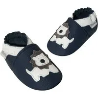 Bemesu Baby Leder Hausschuhe für Jungen Krabbelschuh (1-tlg)