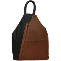 Cinino Cityrucksack C18284, Lederrucksack Sicherheitsrucksack