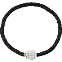 Vivance Lederarmband Lederarmband mit Kristallen
