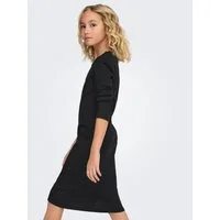 KIDS ONLY Jerseykleid KOGBELFAST LIFE L/S MIDI DRESS JRS NOOS Baumwollmischung, sehr figurbetont