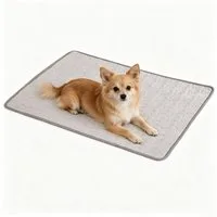 Ledander Hundematte Kühlmatte für Hunde Katze Hundekühlmatte Selbstkühlend, rutschfest Wasserabsorbierend Tragbar Kühldecke