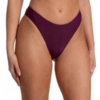 Aquarti Bikini-Hose Tanga Thong Bottom Hohe Taille