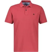 LERROS Poloshirt Sommershirt mit dezenter Stickerei auf der Brust