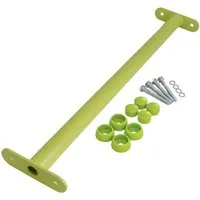 ROG-Gardenline Turnreck Reckstange Metall stabile Turnstange inklusive Montagematerial, (apfelgrün / lime, 60 cm)