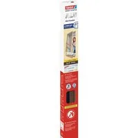 tesa Insektenschutz-Fensterrahmen Tesa Insect Stop Fliegengitter ALU COMFORT Fenster braun 140 cm x 150