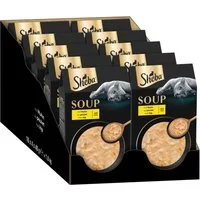 Sheba SHEBA® Portionsbeutel Multipack Soup mit Huhn 10 x 4 x 40g, Nassfutter für: Katze
