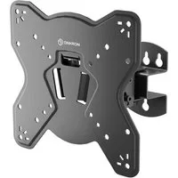ONKRON TV-Wandhalterung 17-43 Zoll, bis 35 kg, VESA 75x75-200x200, NP23-B, (bis 43,00 Zoll, schwenkbar, neigbar, kompakt)