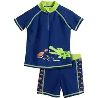 Playshoes Badeanzug UV-Schutz Bade-Set Krokodil