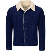 Rock Creek Winterjacke Herren Cordjacke mit Teddyfell-Kragen H-211