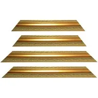 Bilderrahmen Neumann Bilderrahmen Barockrahmen gold fein verziert 837 ORO, Goldener Rahmen barocker Stil, für 1 Bilder