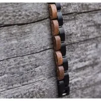 Holztick Bavaria Gliederarmband Elysium, schönes Armband aus Walnussholz