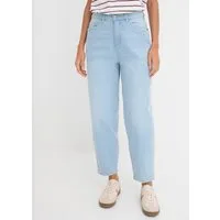 bonprix Loose-fit-Jeans Loose Fit, Barrel Jeans Schnitt, 5-Pocket-Style, mit Elasthan-Anteil