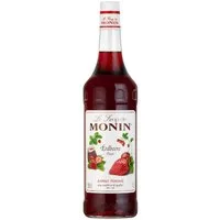 MONIN Getränke-Sirup, Monin Erdbeere Sirup natuerliches Aroma fruchtig fein lecker 1000 ml