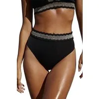 LIPSY Highwaist-Bikini-Hose Lipsy elastische Bikinihose mit hohem Bund (1-St)