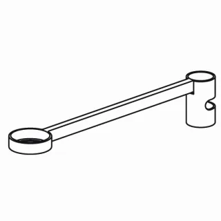 KWC Brausehalter SIN Zamak 000, chromeline,636212 636212