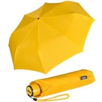 iX-brella Taschenregenschirm Mini Ultra Light - sehr leicht, mit großem Dach, manueller Öffnungsmechanismus, kräftige Farben
